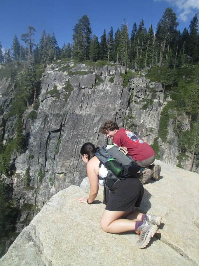 The edge at Taft Point